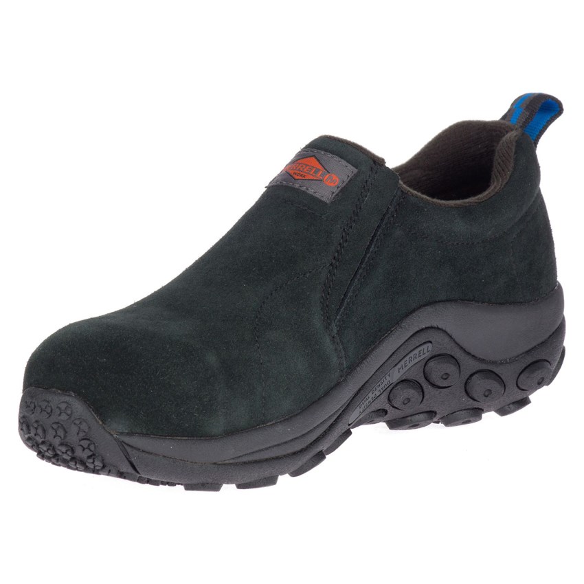 Chaussure de Securite Merrell Jungle Moc Alloy Toe Noir Femme | A.E.PVHG